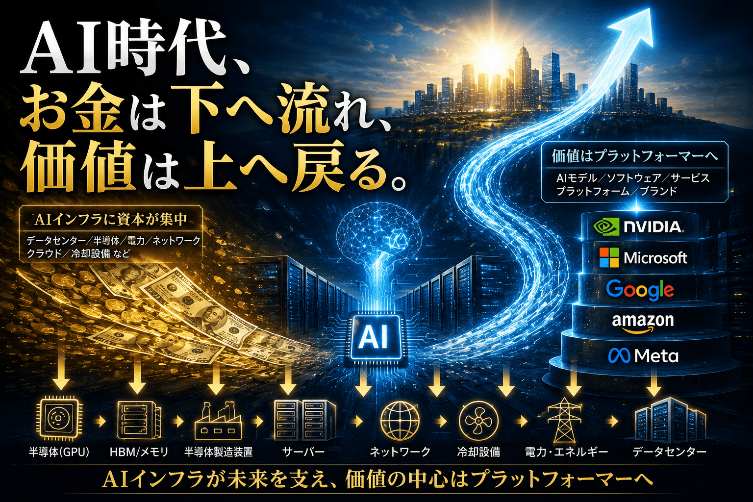 AI時代のお金の流れ予想図